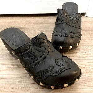 L’Wren Scott Black Chunky Studded Eva Clogs - 8M